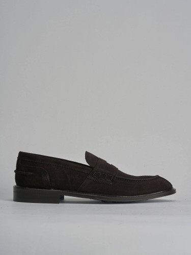 Mocasines marrón oscuro ante