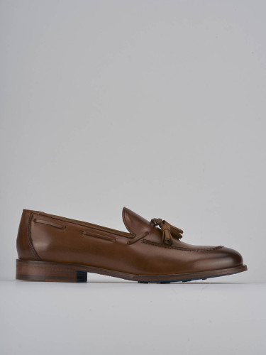 Mocasines marrón cuero