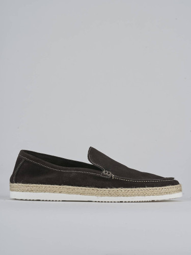 Mocasines marrón oscuro ante