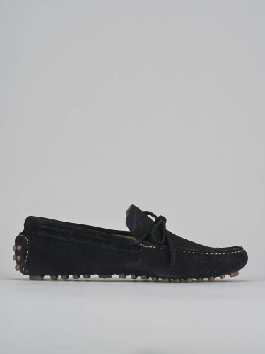 Mocasines azul ante