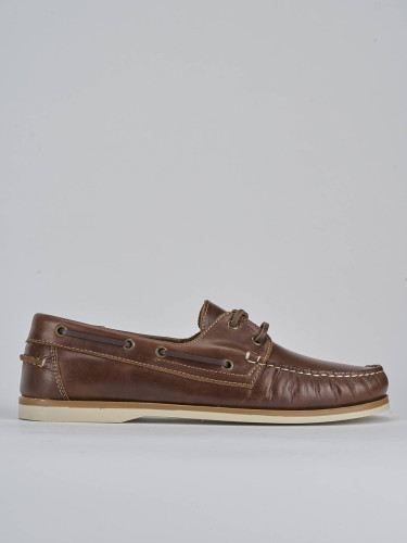 Mocasines marrón cuero