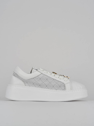 Sneakers pelle bianco