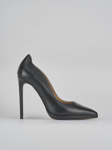 Décolleté tacco 11cm pelle nero