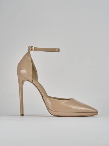 Zapatos de salón tacón 11 cm rosa charol