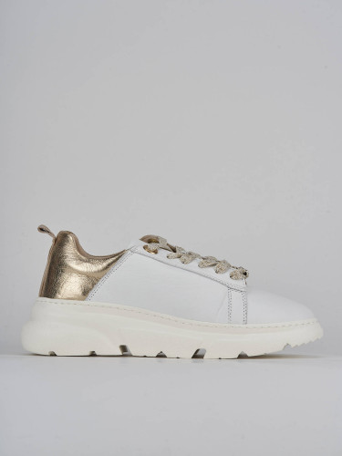 Zapatillas deportivas blanco cuero