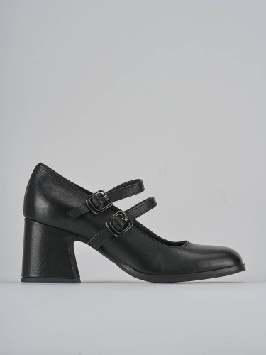 Décolleté tacco 7cm pelle nero