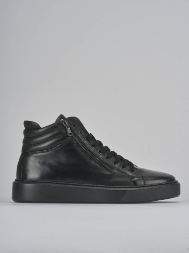 Zapatillas deportivas negro cuero