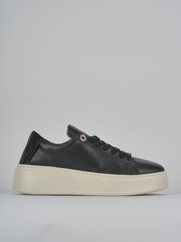 Zapatillas deportivas negro cuero
