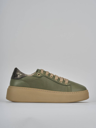 Zapatillas deportivas verde cuero