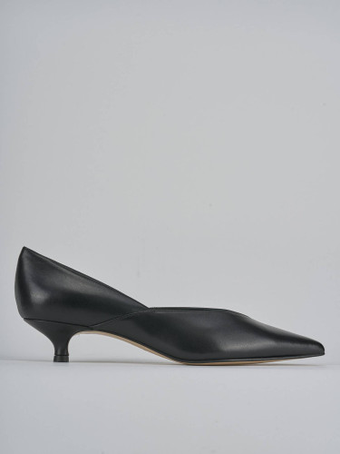 Décolleté tacco 3cm pelle nero