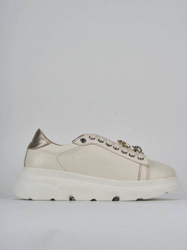 Zapatillas deportivas beis cuero