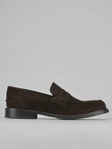 Mocasines marrón oscuro ante