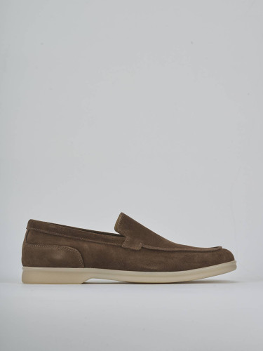 Mocasines marrón oscuro ante