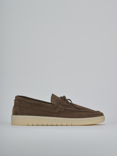 Loafers dark brown suede