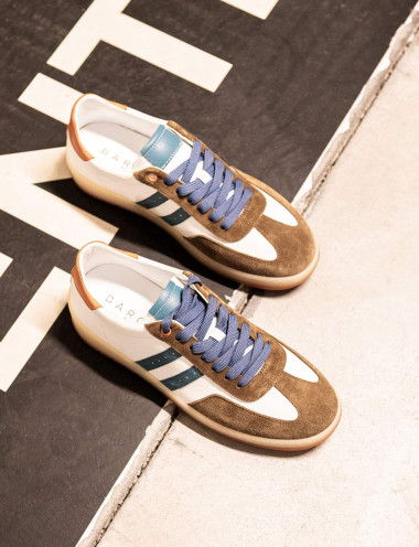 Sneakers pelle marrone