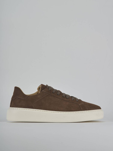 Zapatillas deportivas marrón oscuro ante