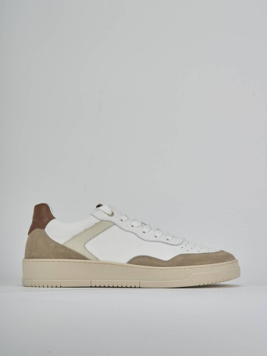 Zapatillas deportivas blanco cuero