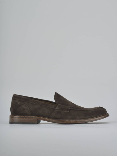 Mocasines marrón oscuro ante