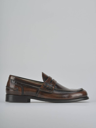 Mocasines marrón cuero