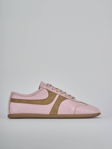 Zapatillas deportivas rosa cuero