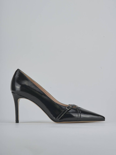 Décolleté tacco 7cm vernice nero