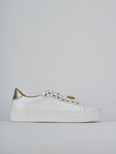 Sneakers pelle bianco