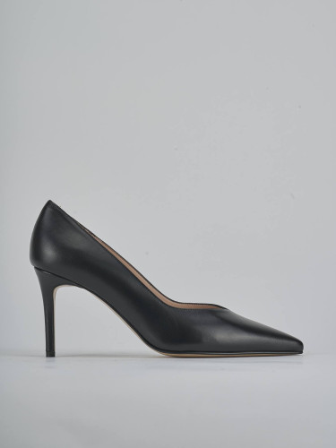 Décolleté tacco 7cm pelle nero