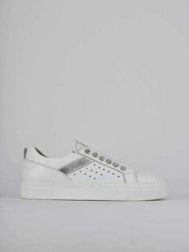 Zapatillas deportivas blanco cuero