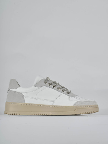 Zapatillas deportivas blanco cuero