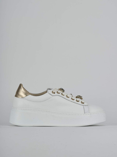 Zapatillas deportivas blanco cuero