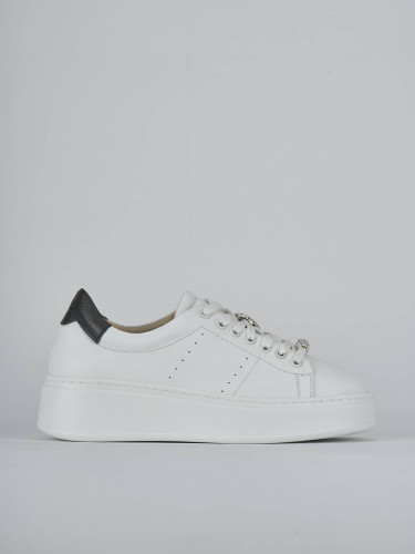 Zapatillas deportivas blanco cuero