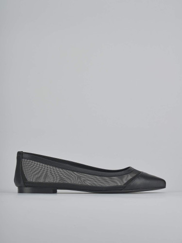 Ballerine tacco 1cm pelle nero
