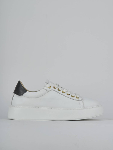 Sneakers pelle bianco