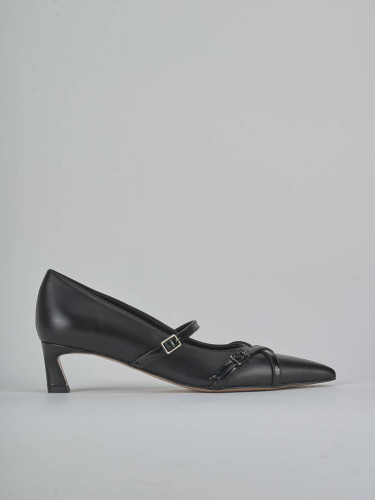 Décolleté tacco 5cm pelle nero
