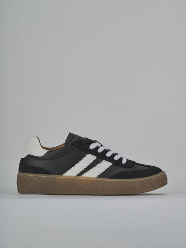 Sneakers pelle nero