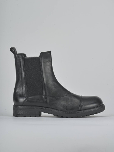 Ankle boots black leather