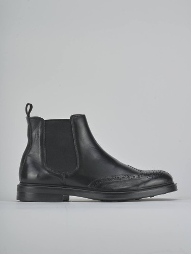Ankle boots black leather