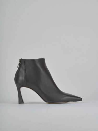 Stivaletti tacco 8cm pelle testa