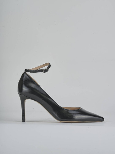 Zapatos de salón tacón 7 cm negro charol