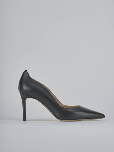 Pumps heel 7 cm black leather