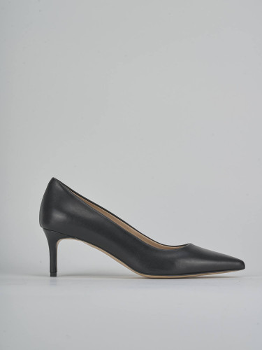 Pumps heel 5 cm black leather