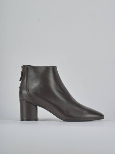 Stivaletti tacco 5cm pelle testa