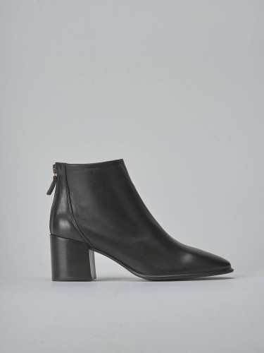 Stivaletti tacco 6cm pelle testa