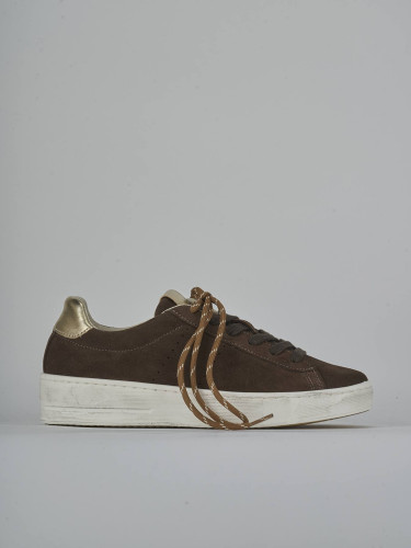 Zapatillas deportivas marrón oscuro ante