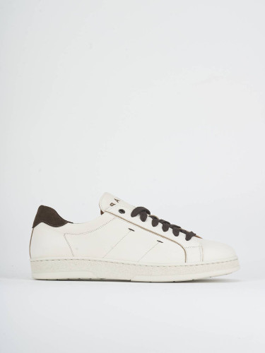 Sneakers pelle bianco