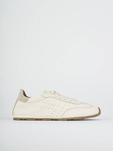 Zapatillas deportivas beis cuero