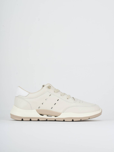 Zapatillas deportivas beis cuero