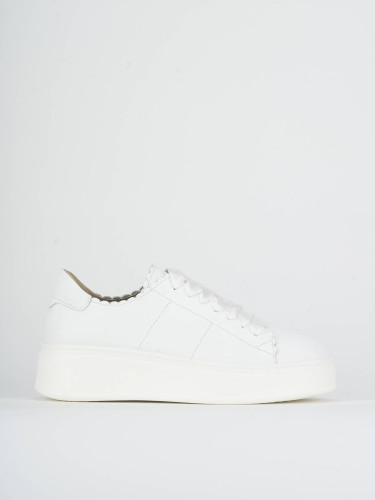 Sneakers pelle bianco