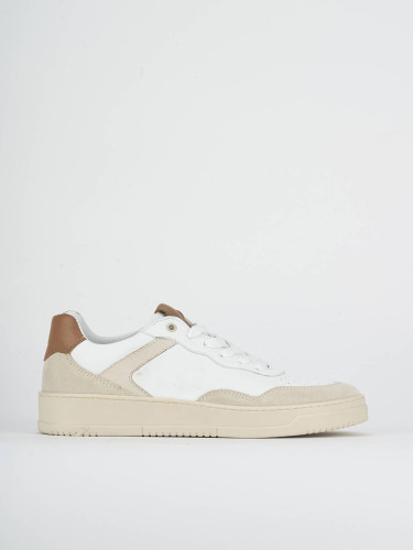 Zapatillas deportivas blanco cuero