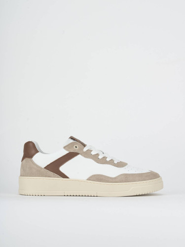 Zapatillas deportivas blanco cuero